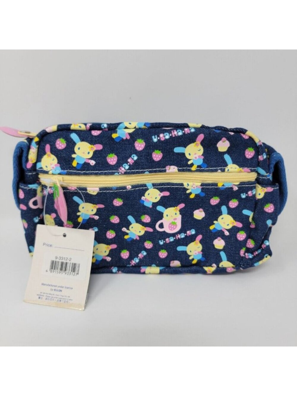Sanrio Usahana 2001 Denim Fanny Pack Belt Bag Bunny Kawaii Rare vintage